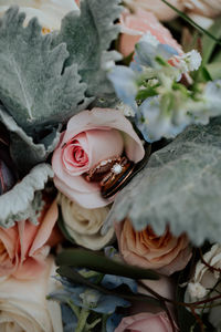 Close-up of rose bouquet