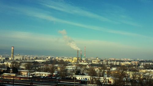 Cityscape against sky