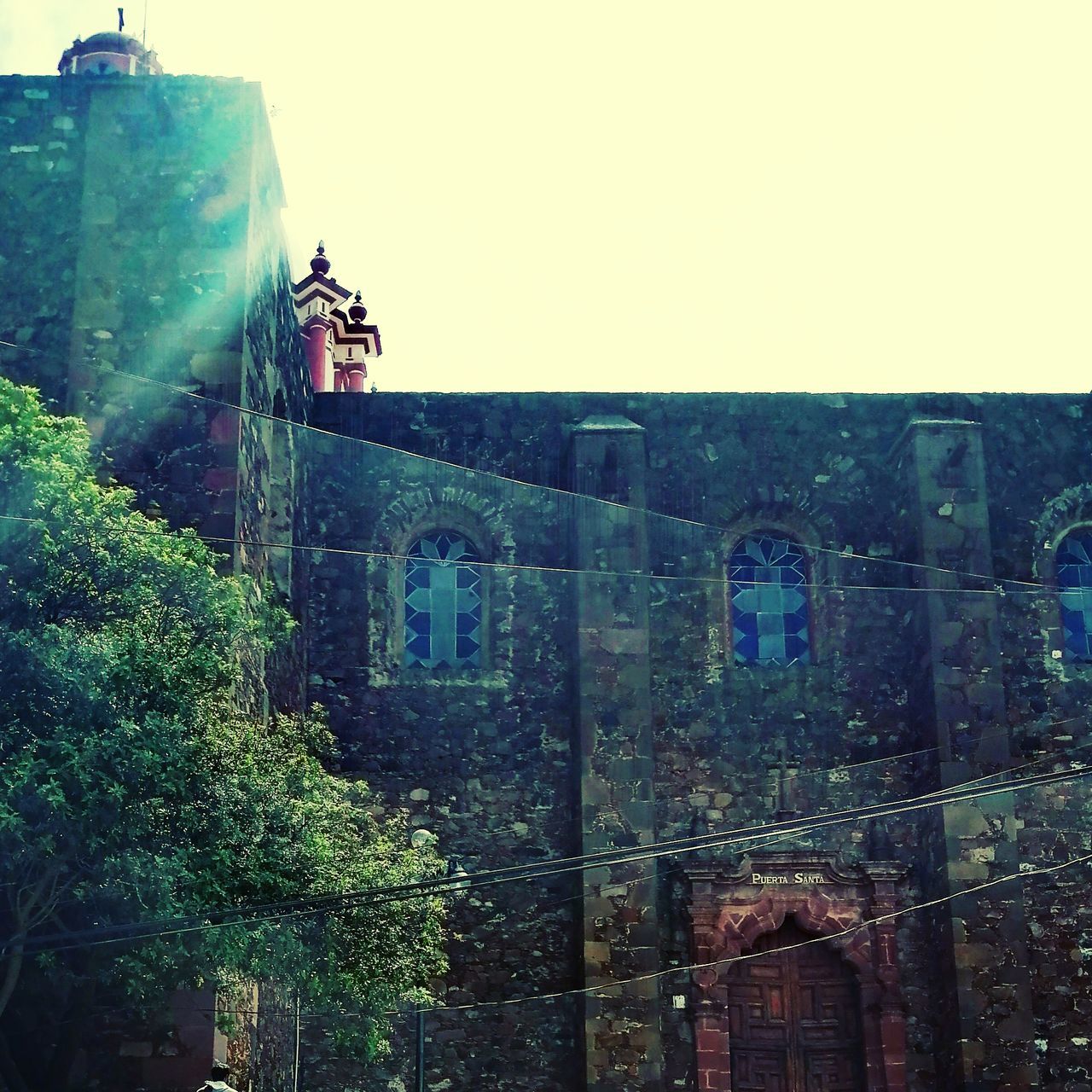 OLD BUILDING AGAINST SKY