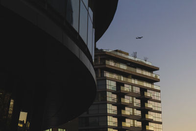 Low angle view of modern building