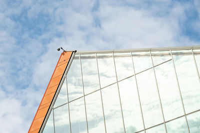Gdansk poland may 2022. museum of the second world war modern exterior with glass facade