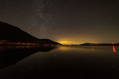 The milky way above bassenthwaite lake and the a66 
