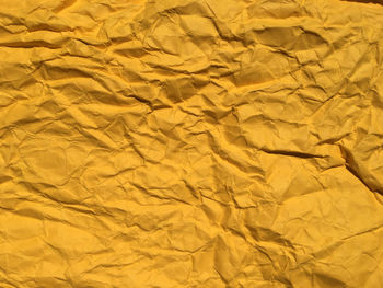 Full frame shot of yellow paper