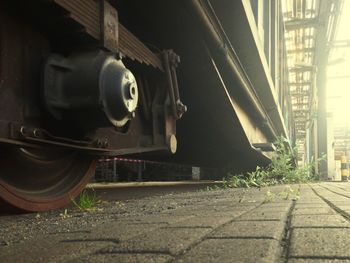 Train on railroad track