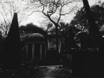 Built structure with trees in background