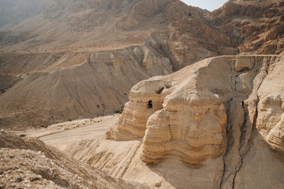 Rock formations in a desert