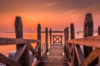 Pier at sunset