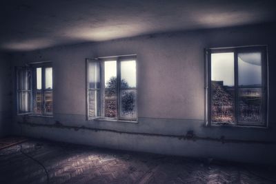 Interior of abandoned home