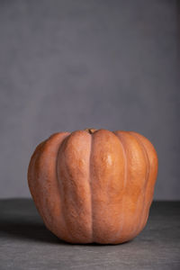 Close-up of pumpkin on table