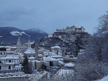 View of buildings in city