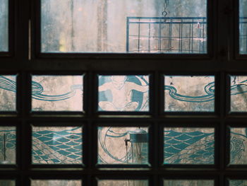 Close-up of window