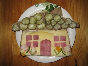 Close-up of food on plate