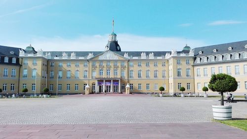 View of building in city against sky