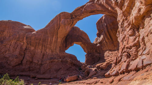 View of rock formations