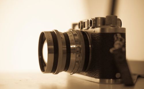 Vintage camera closeup