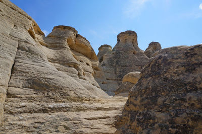 Hoo doos at writing-on-stone provincial park