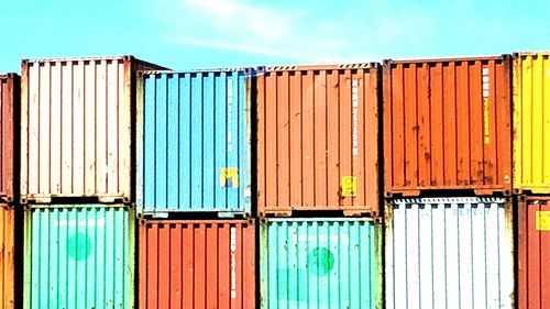 Full frame shot of multi colored fabric