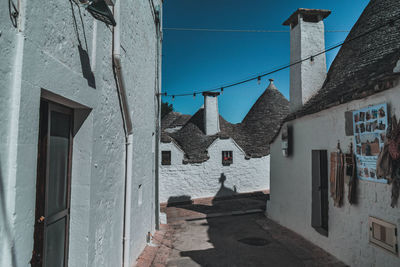 Alley amidst buildings in town