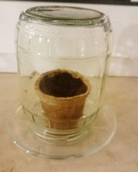 Close-up of drink on table