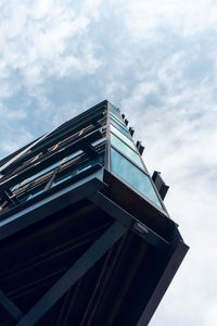 Low angle view of building against sky