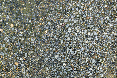 Full frame shot of pebbles on beach