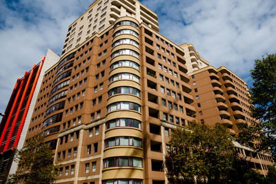 Low angle view of buildings against sky