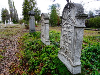Low angle view of old ruins