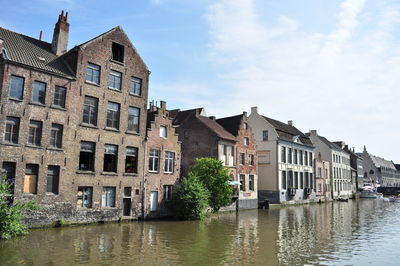 Old houses along canal