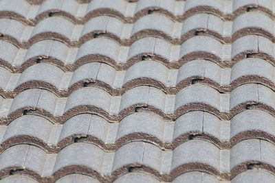 Full frame shot of roof of building