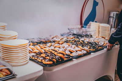 Close-up of food on table