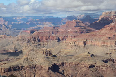 Scenic view of desert against sky