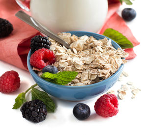 Close-up of fruits in bowl