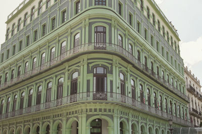 Low angle view of building against sky