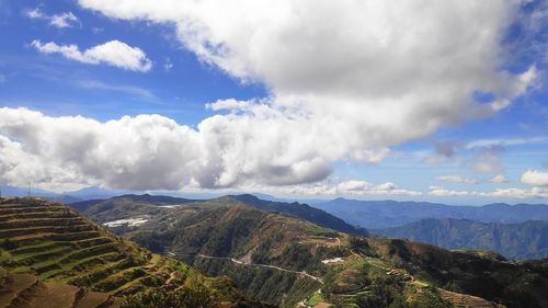 Panoramic view of landscape against sky