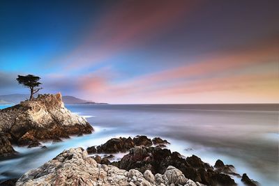 View of calm sea against the sky