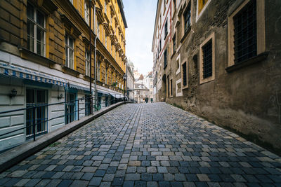 Street amidst buildings in city