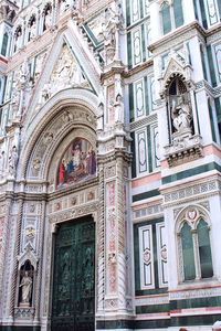 Low angle view of ornate building