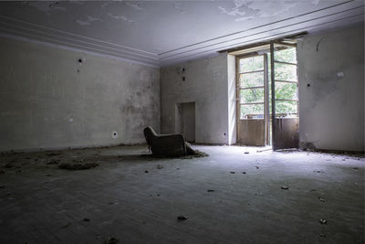 View of an abandoned house