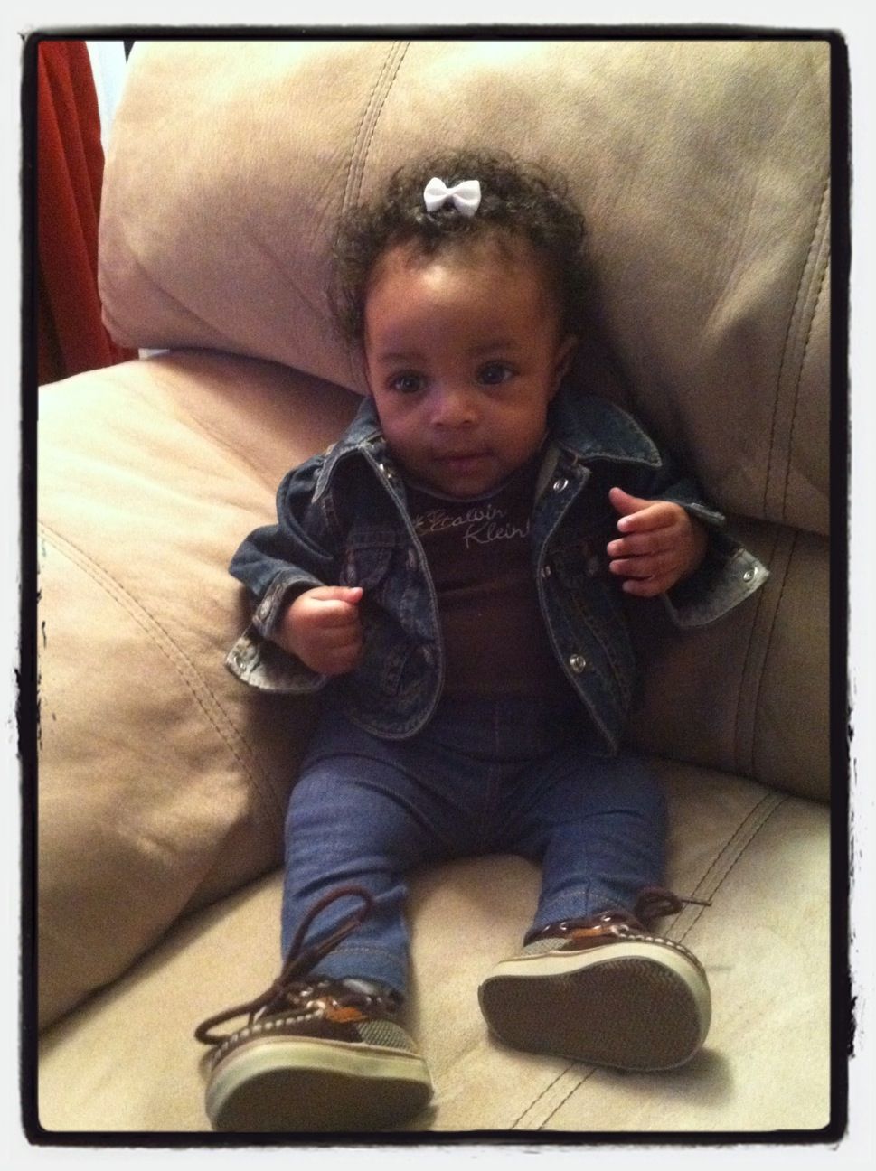 My Booski w/her Sperrys on