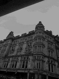 Low angle view of building against sky