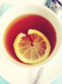 Close-up of drink on table