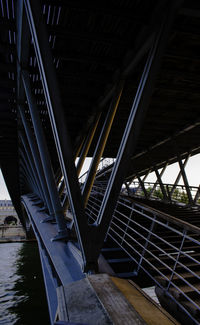 Low angle view of bridge over river