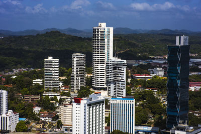 Buildings in city