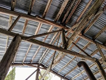 Low angle view of ceiling in building