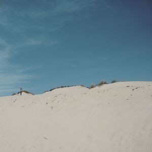 Scenic view of sandy beach