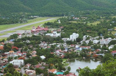 Mae hong son district is small and serenity city in thailand