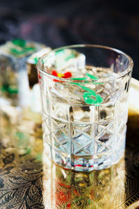 Close-up of drink on table