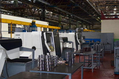 Interior of factory