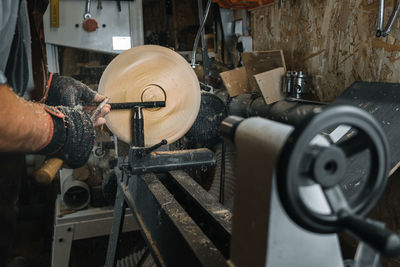 Man working in factory