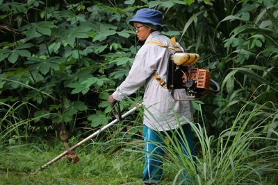 Grass cutting 